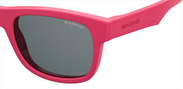 Girls Polaroid Eyeglasses: PLD 8020/S/SM - Pink - SpecSMART Eye Clvinic (Zoom View)